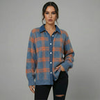 Langer Karodamen-Cardigan – Stylisch & Gemütlich