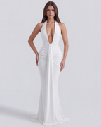 Aiglantine Maxikleid Weiß