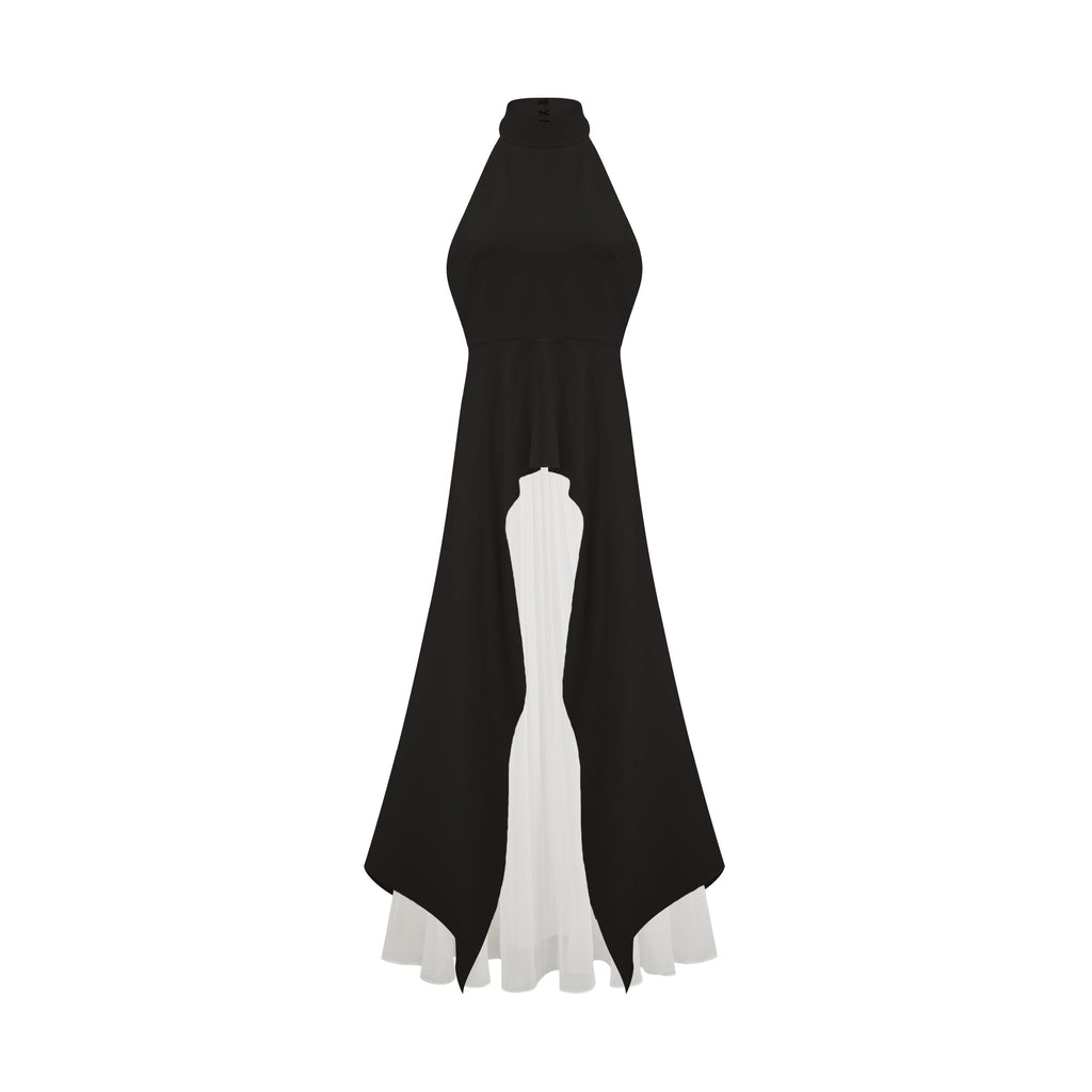 Inés Neckholder-Maxikleid