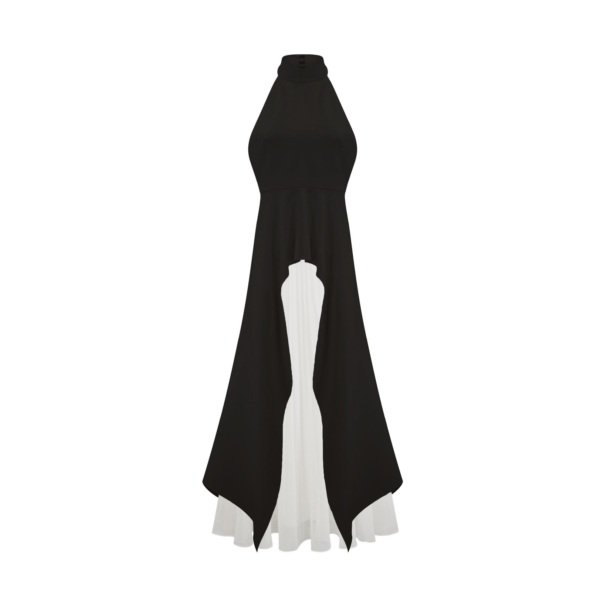 Inés Neckholder-Maxikleid