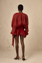 Eugénie Rotes Mini-Kleid