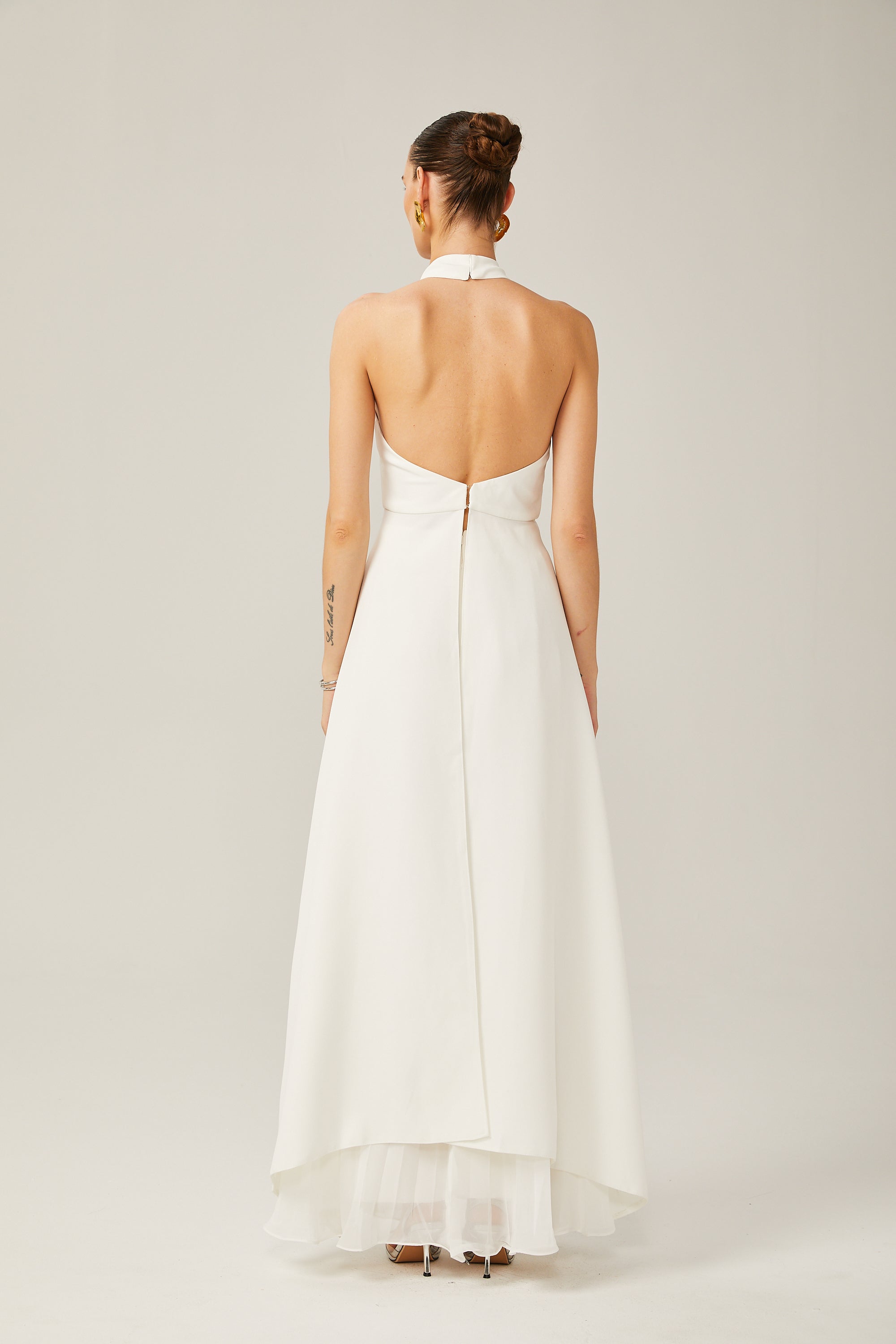 Inés Neckholder-Maxikleid
