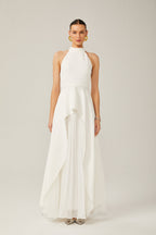 Inés Neckholder-Maxikleid