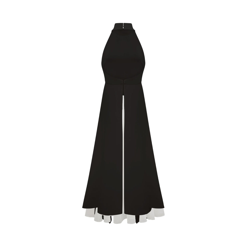 Inés Neckholder-Maxikleid