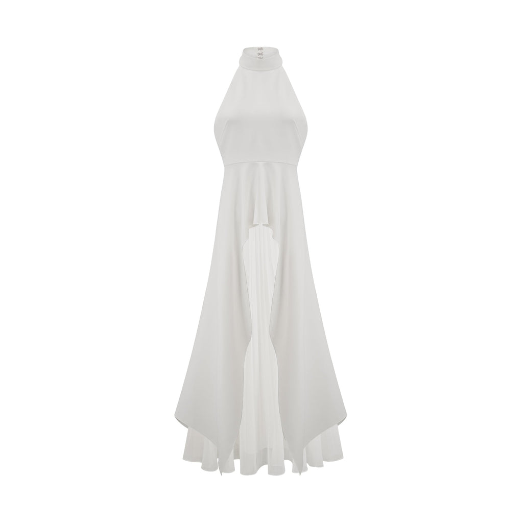 Inés Neckholder-Maxikleid