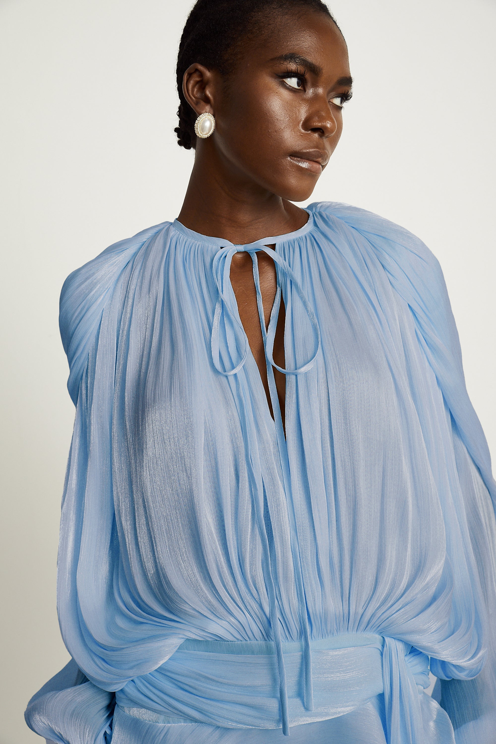 Eugénie Blaues Mini-Kleid