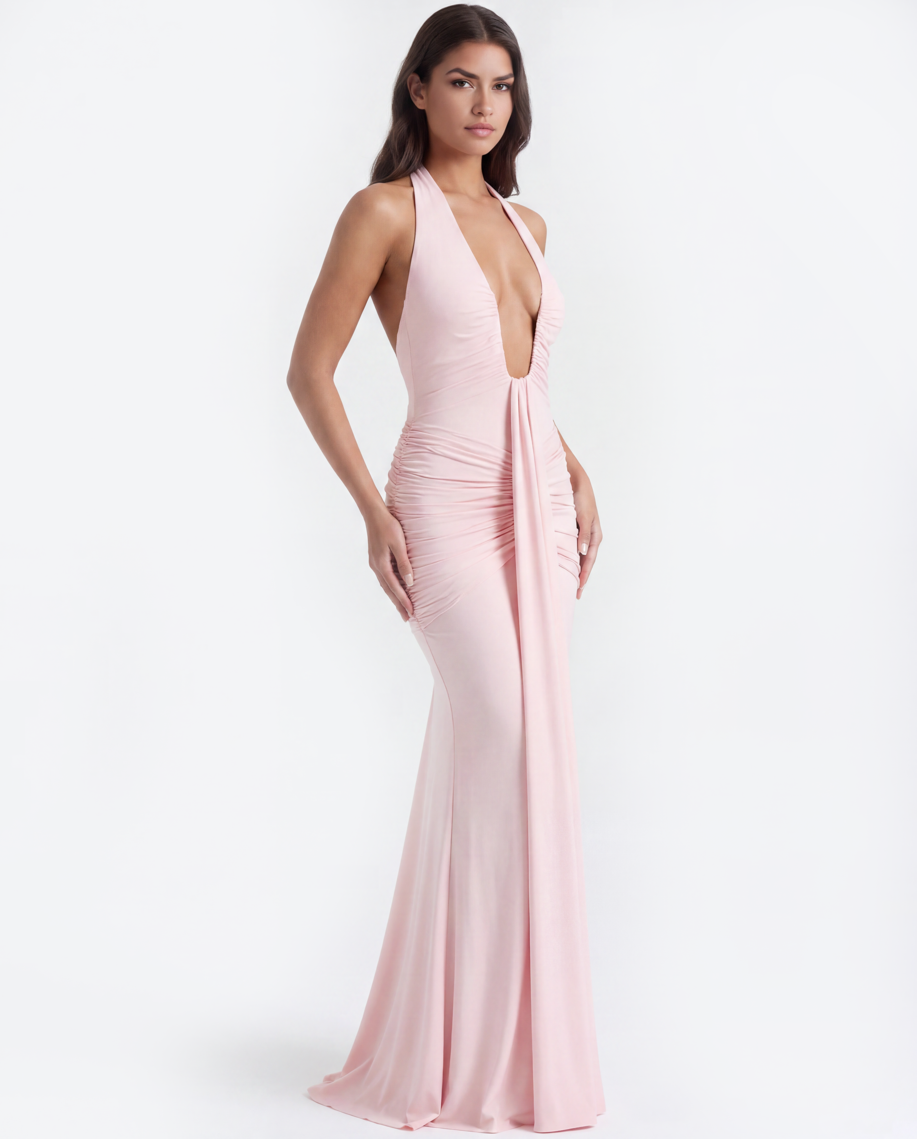 Aiglantine Maxikleid Pink