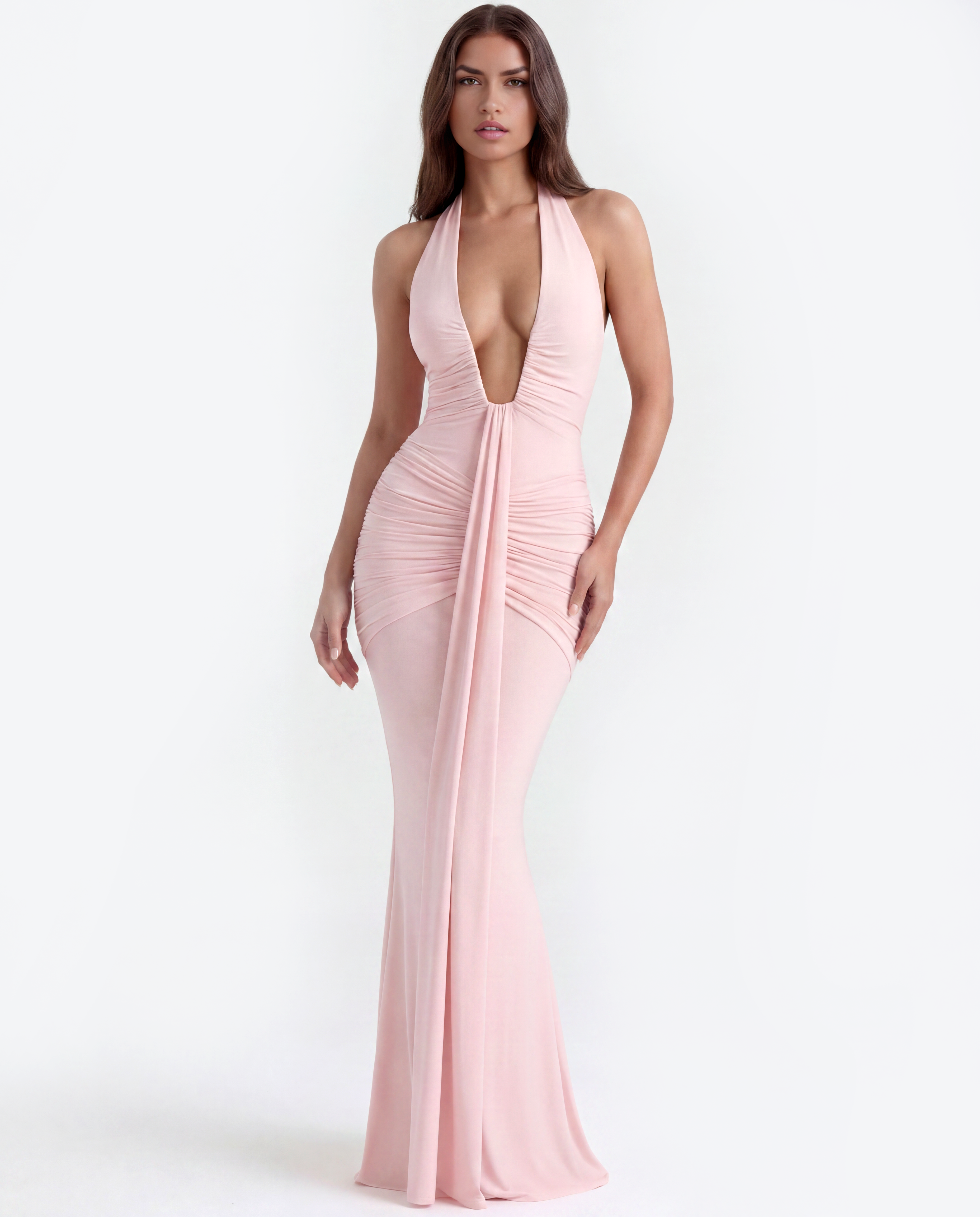 Aiglantine Maxikleid Pink