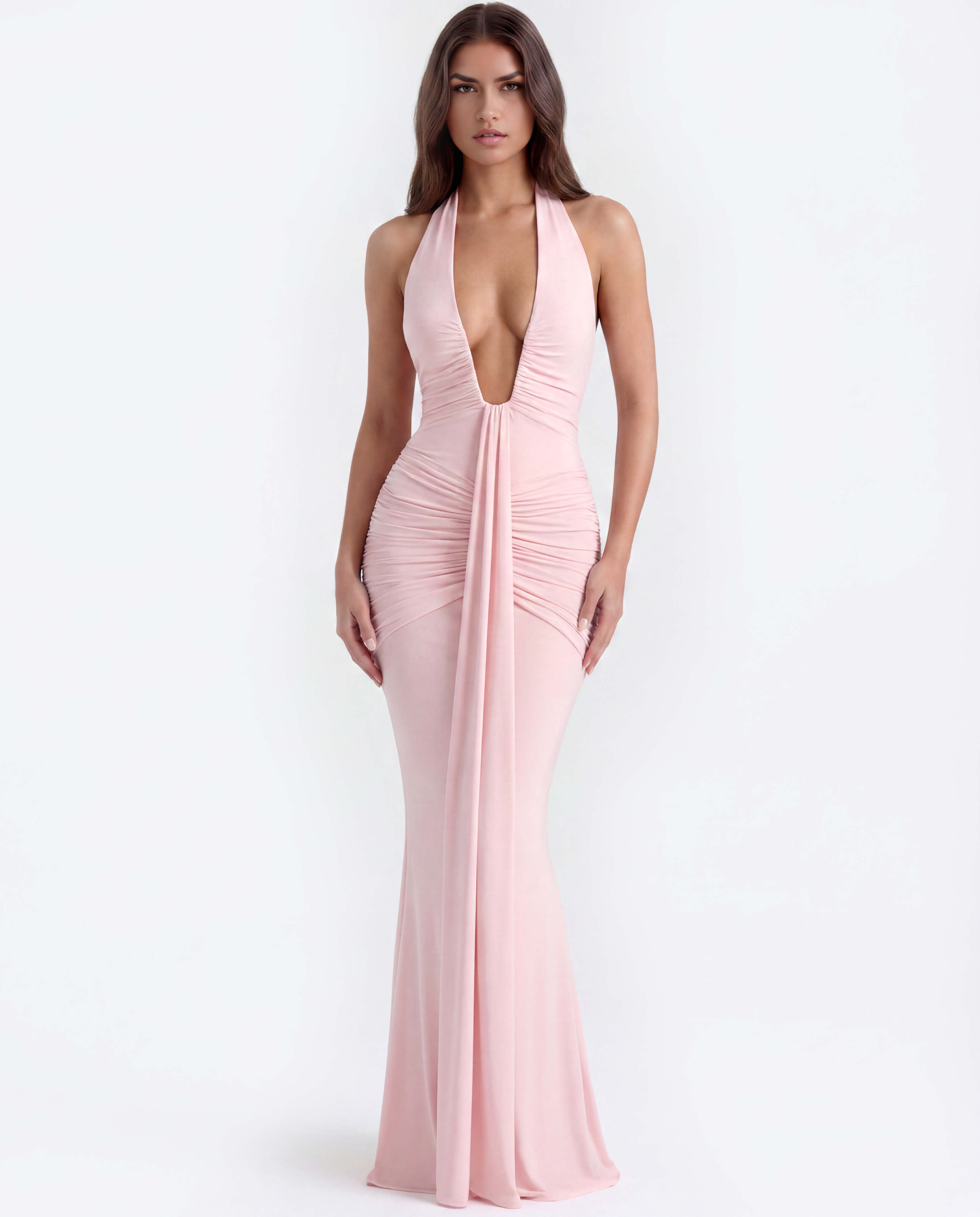Aiglantine Maxikleid Pink