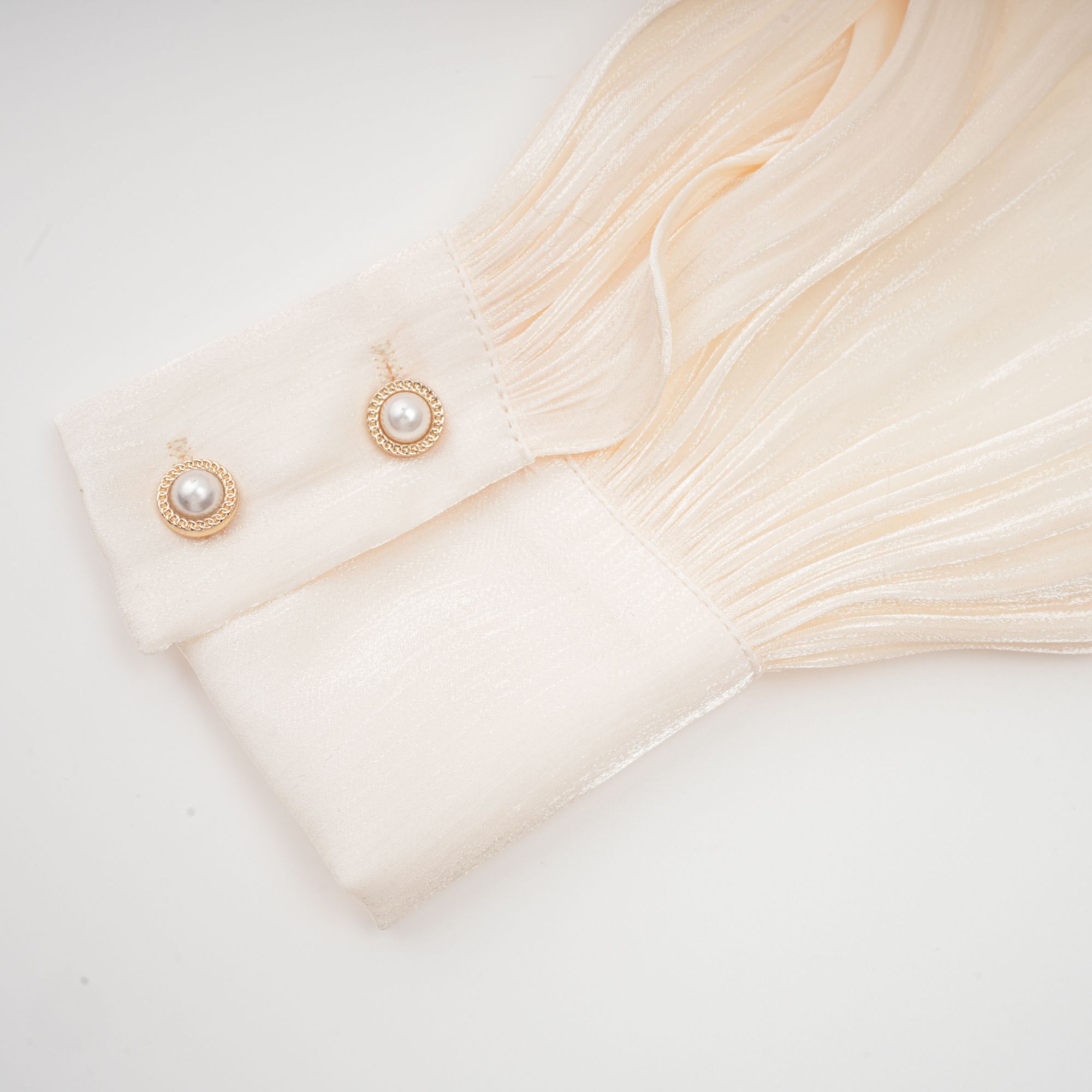 Eugénie Beiges Mini-Kleid