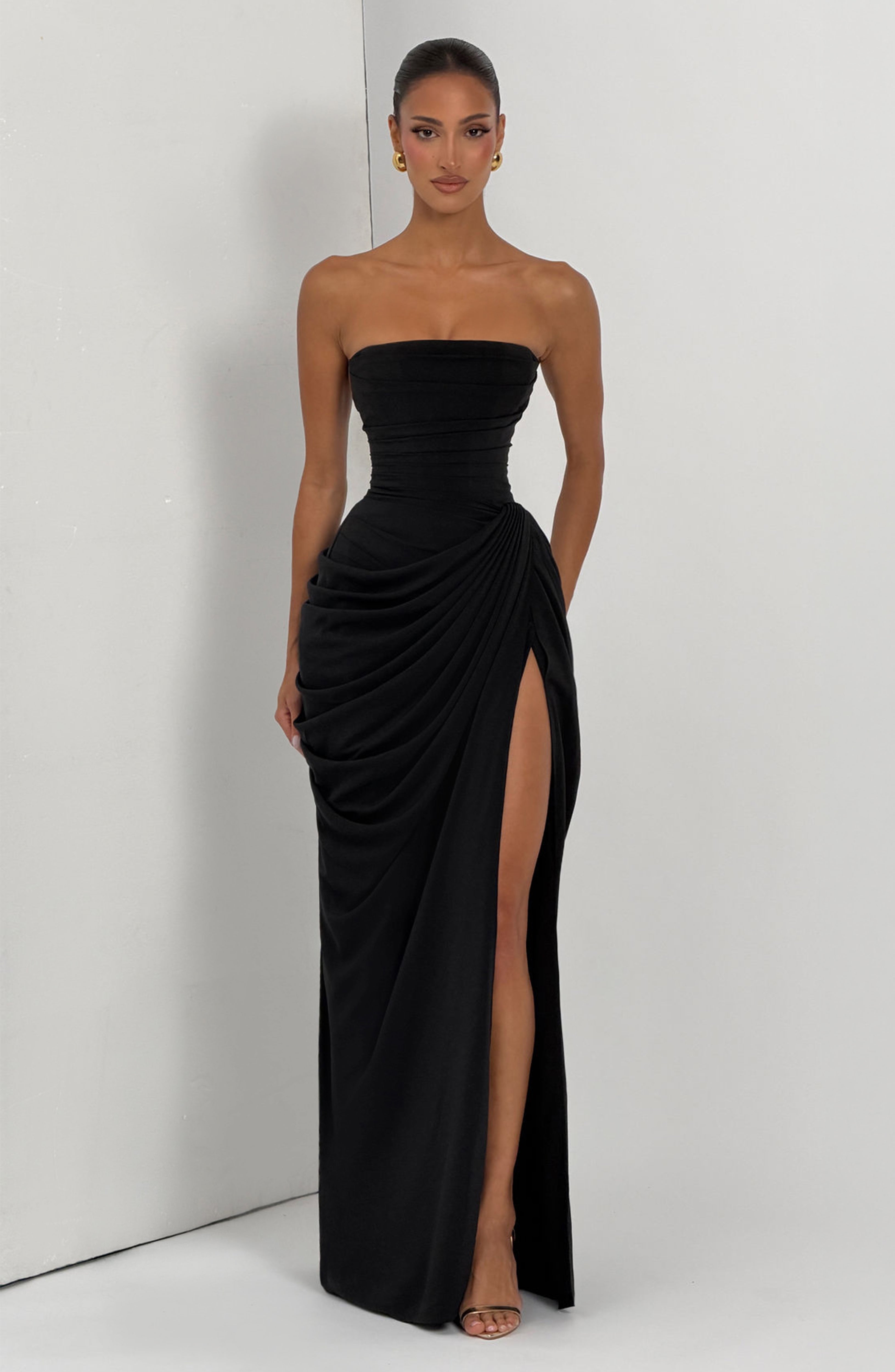 Lonz Maxikleid Schwarz