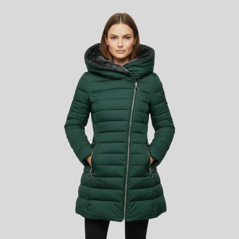 Taillierte Steppjacke