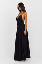 Posey Maxikleid Schwarz