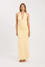 Elenya Maxikleid Gelb