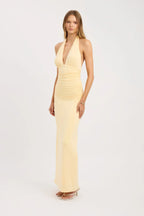 Elenya Maxikleid Gelb