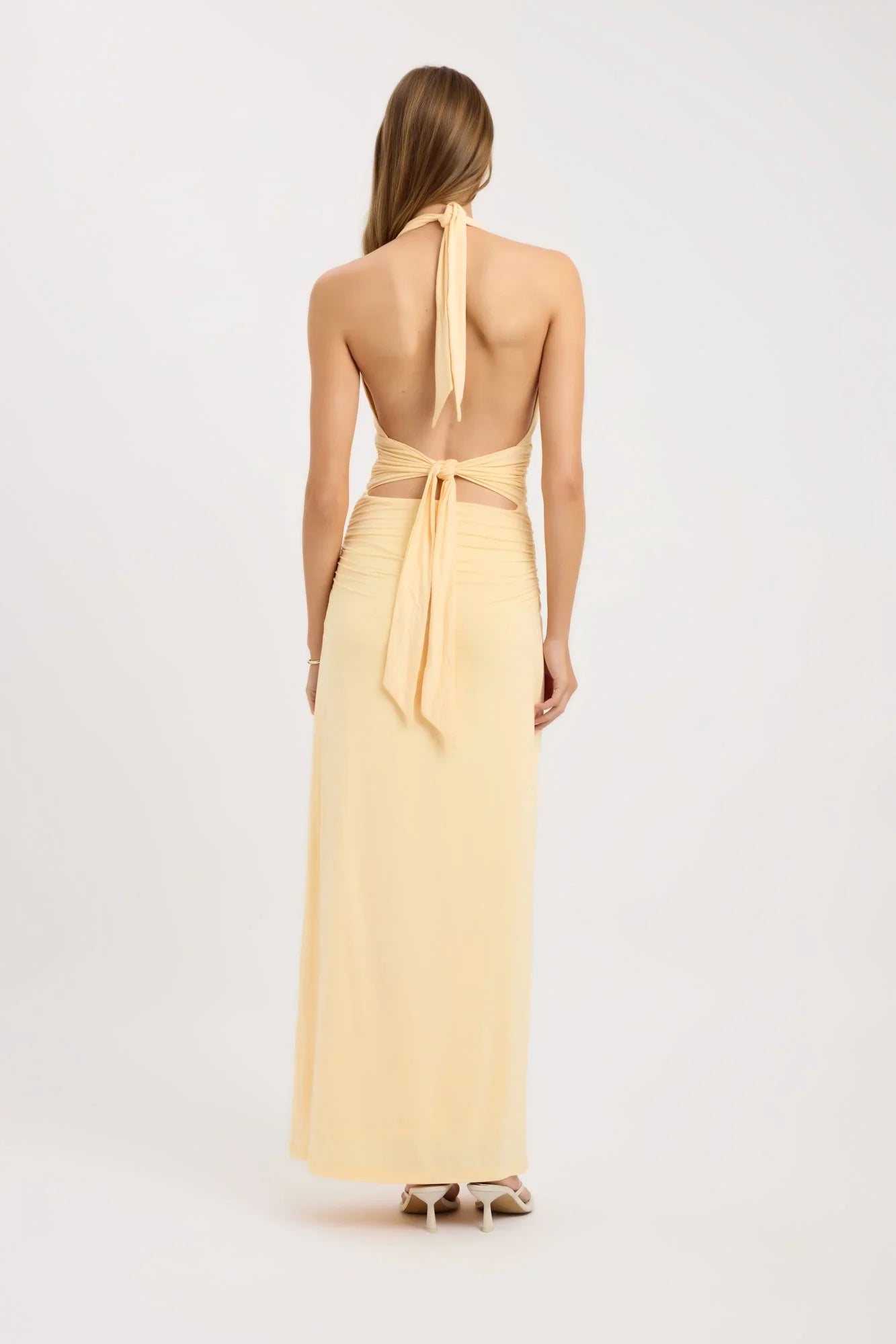 Elenya Maxikleid Gelb