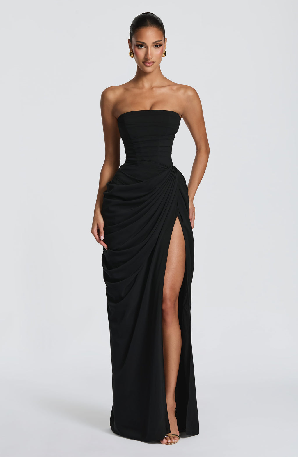 Lonz Maxikleid Schwarz