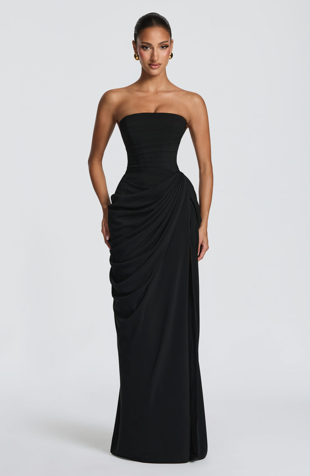 Lonz Maxikleid Schwarz