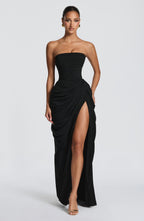 Lonz Maxikleid Schwarz