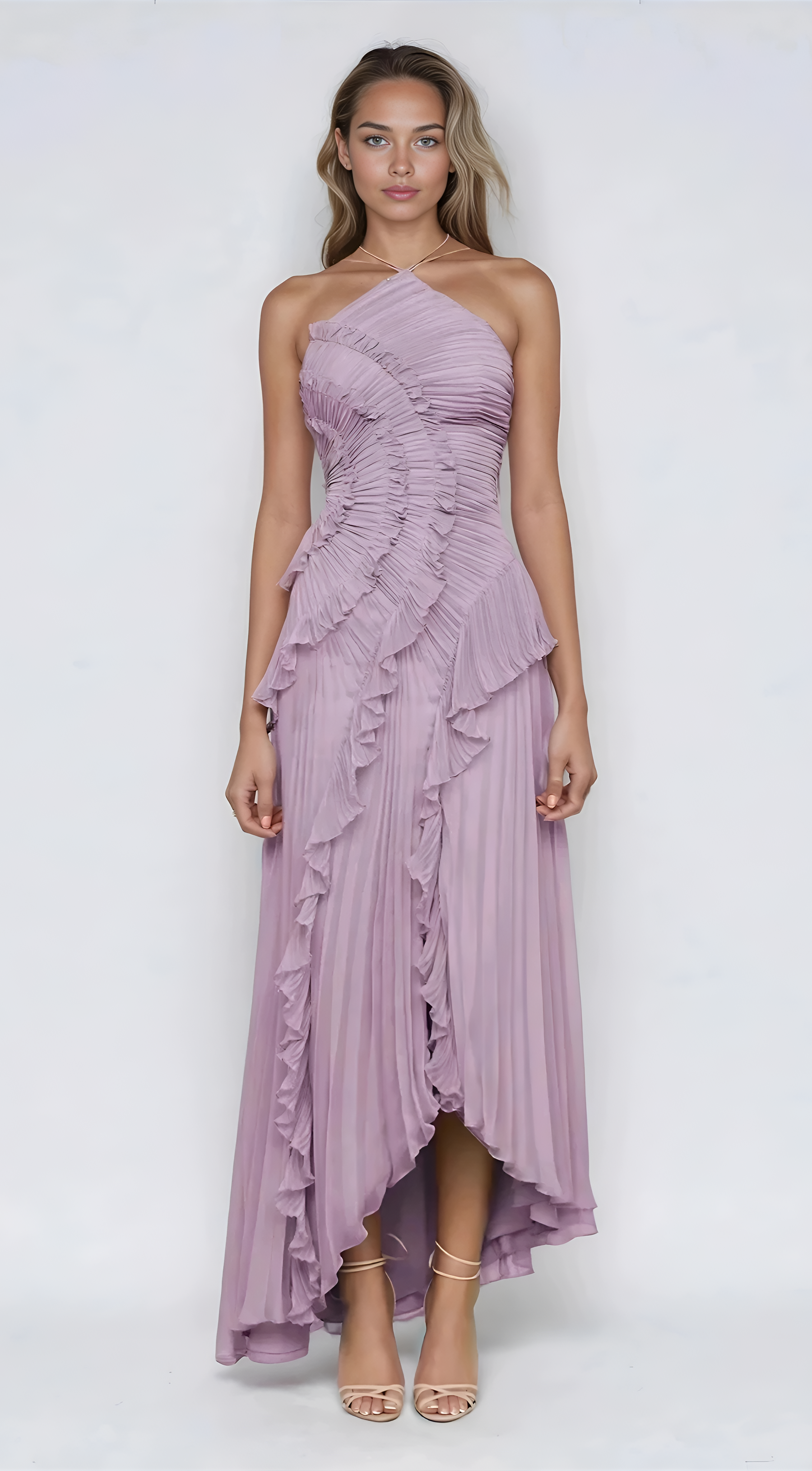 Eva Volant-Kleid