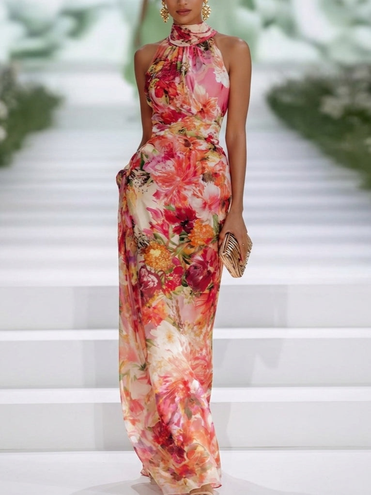 Maniche Maxikleid