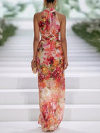 Maniche Maxikleid