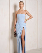 Lonz Maxi kleid Himmelblau