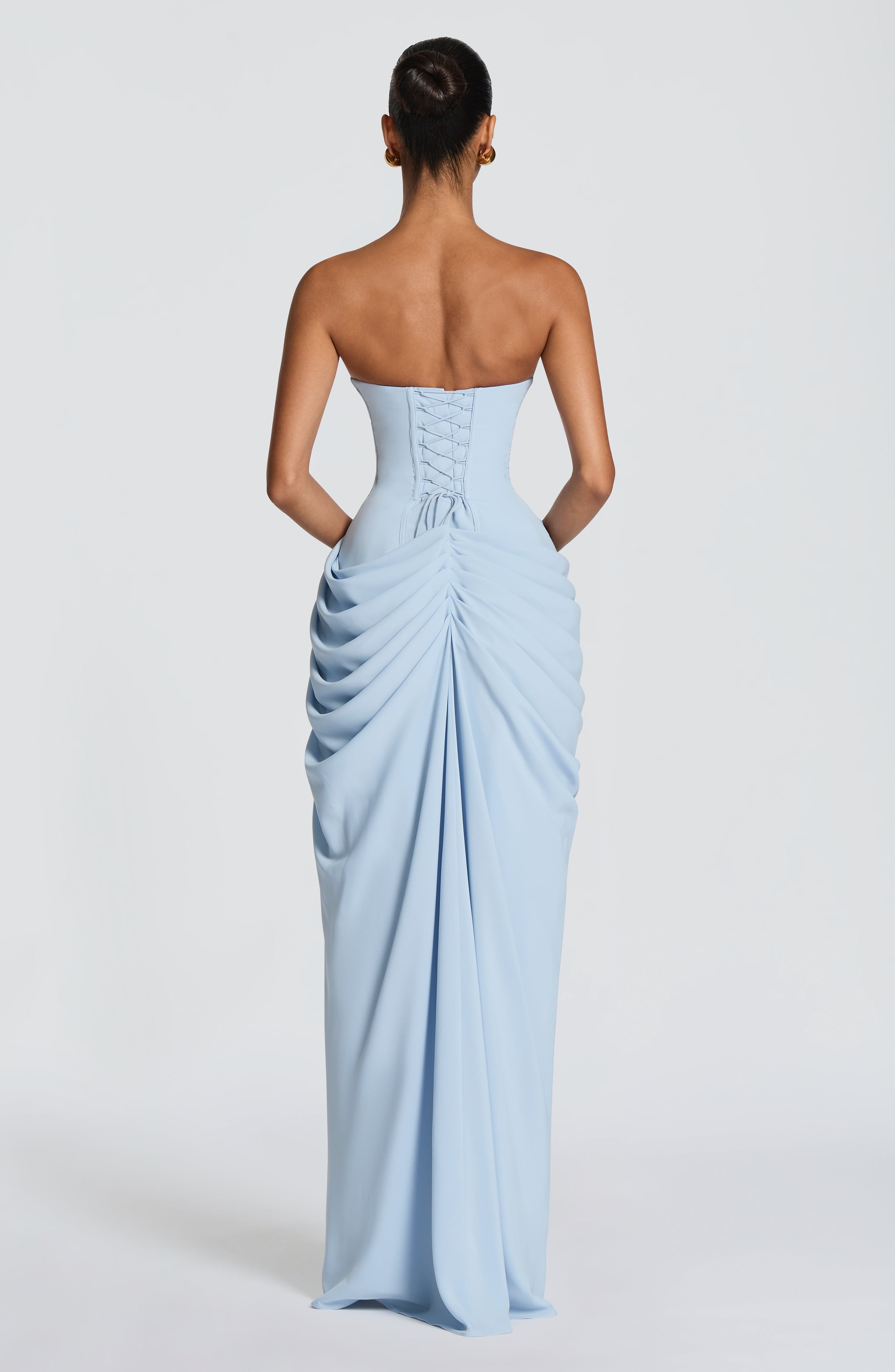 Lonz Maxi kleid Himmelblau