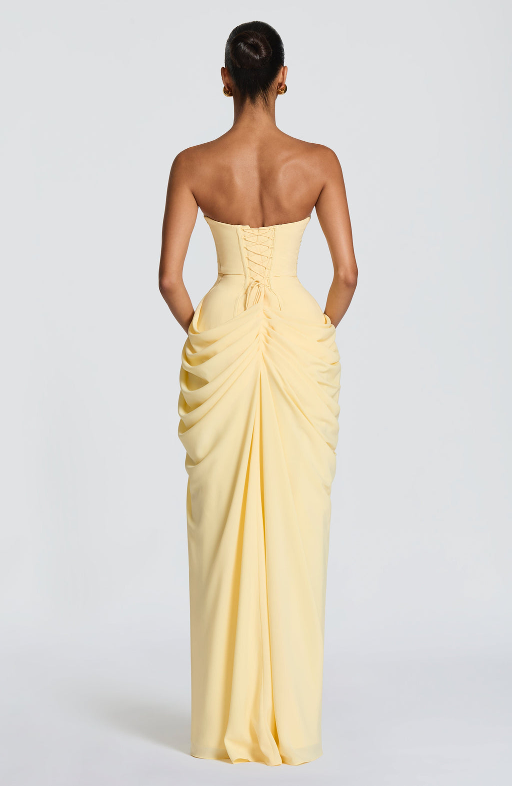 Lonz Maxi kleid Gelb