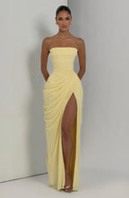 Lonz Maxi kleid Gelb