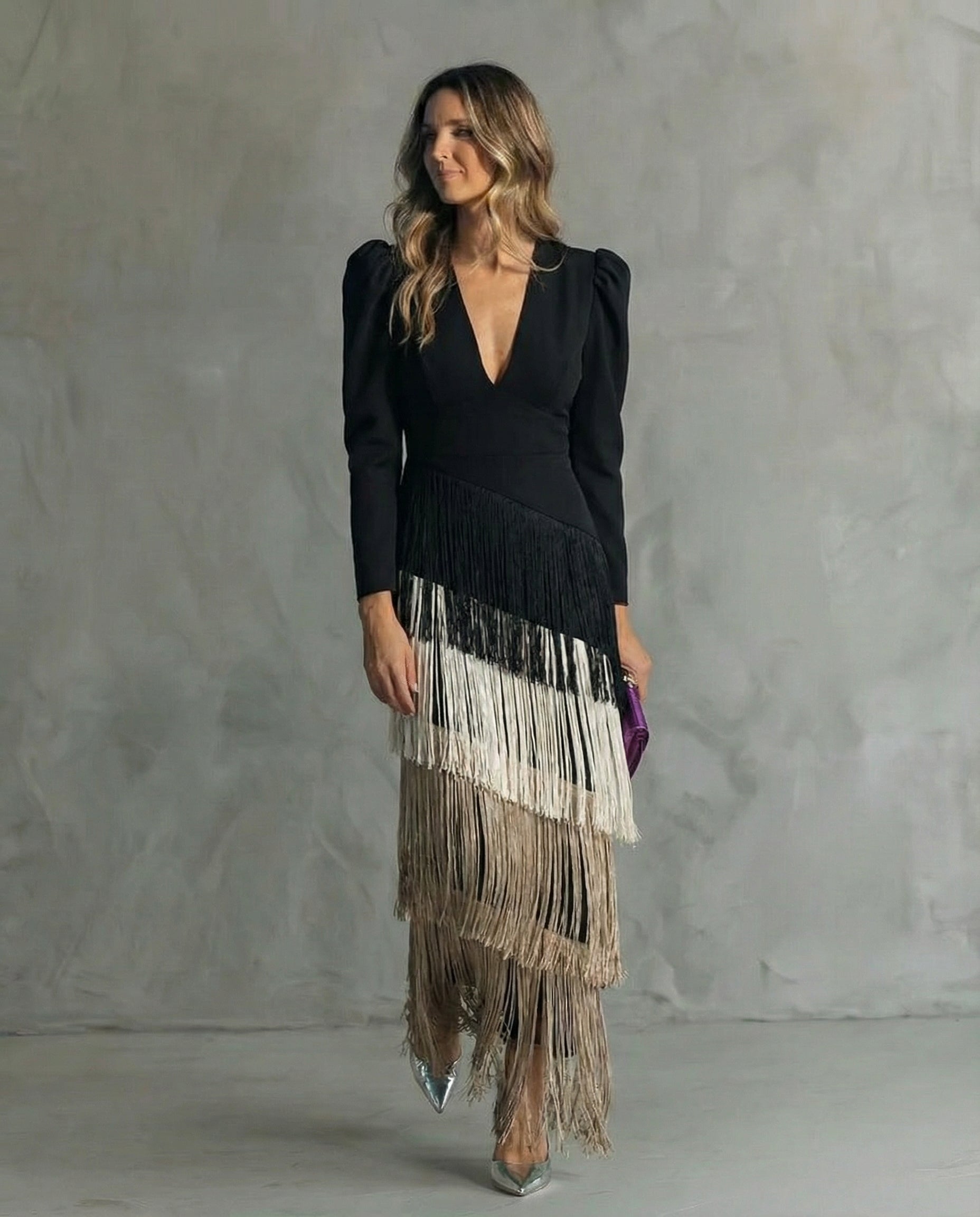 Fragela Midi-Kleid