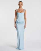 Eva Hourglass Maxi-Kleid