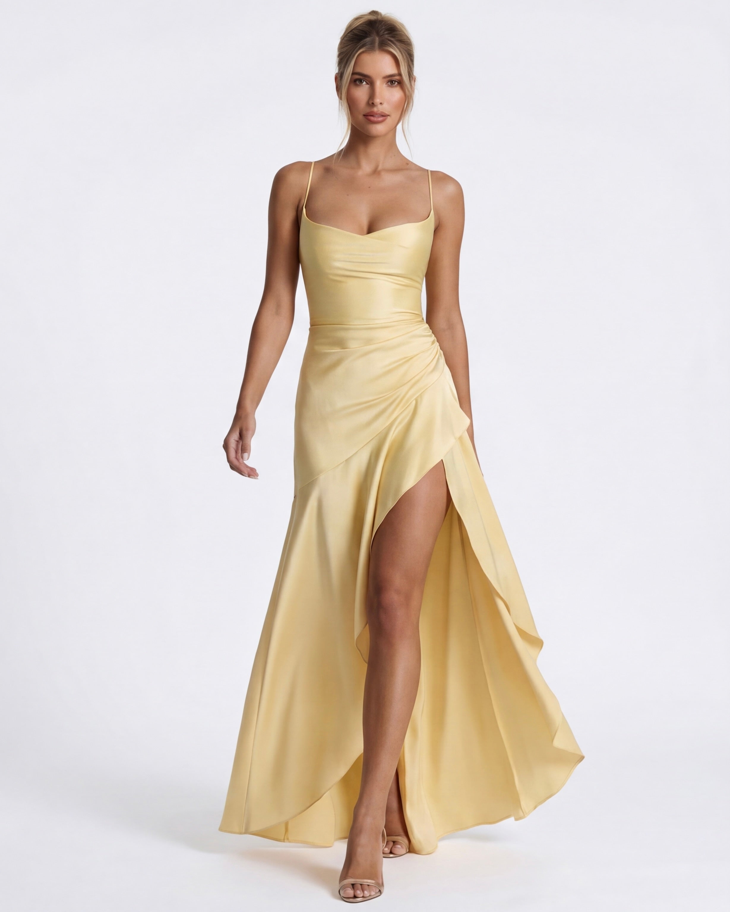 Muse Gown Maxikleid Gelb