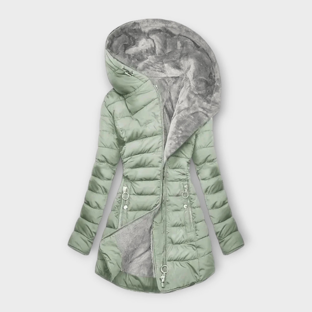 Taillierte Steppjacke