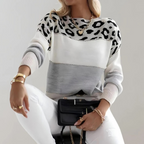 Pullover mit Animal-Print