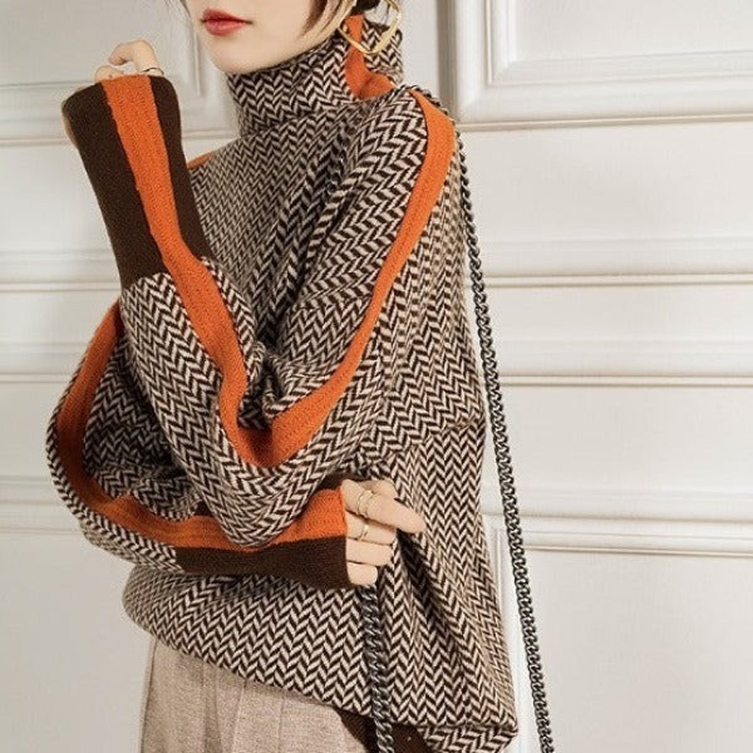 Eleganter Rollkragenpullover