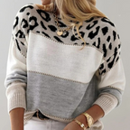 Pullover mit Animal-Print