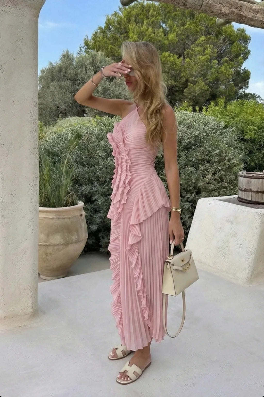 Eva Volant-Kleid