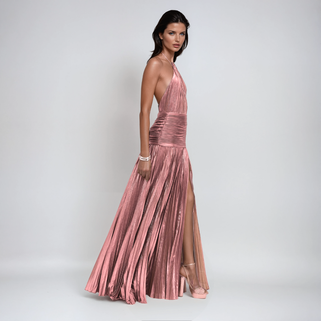 Rosa Maxikleid