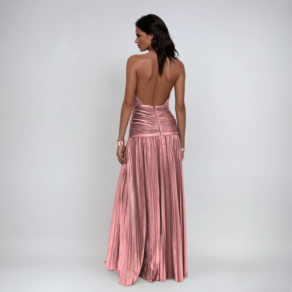 Rosa Maxikleid