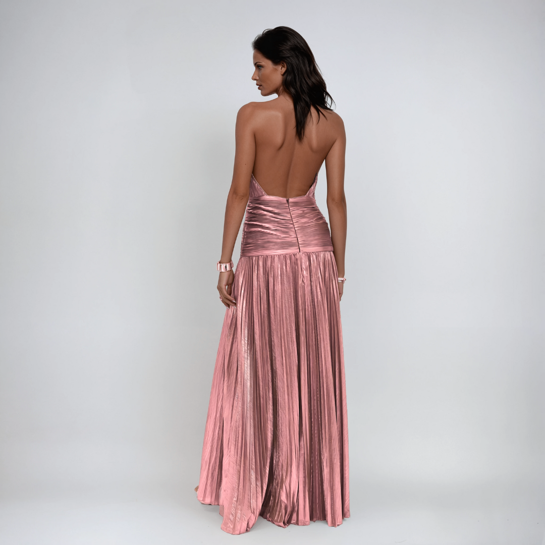 Rosa Maxikleid