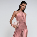 Rosa Maxikleid